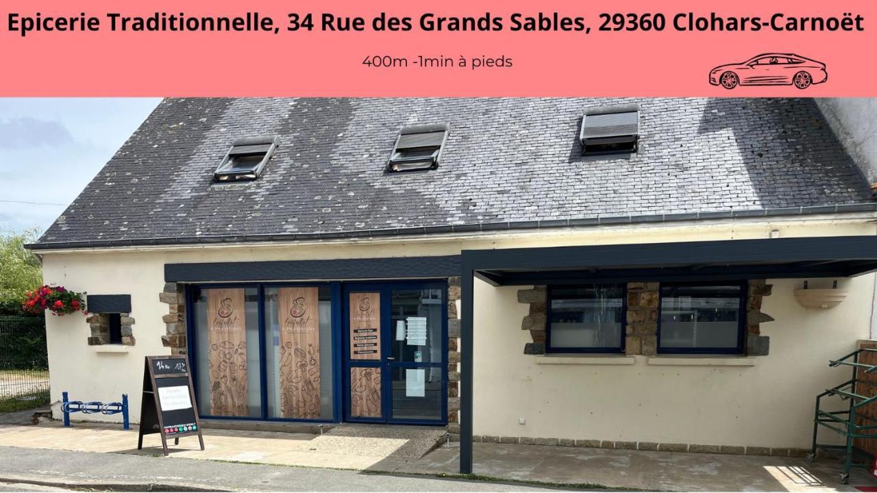 Le Clos Des Mouettes: Beachfront Haven With Wi-fi And Private Parking Clohars-Carnoet